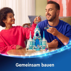 LEGO Ç€ Disney Frosne Elsas vinterpalads, bygge- og legesæt til børn med modelpalads og ELSA og Anna minifigurer, gave til piger, drenge og filmfans fra 6 år 43244 Byggesæt Besuche den LEGO-Store