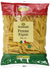 Økologisk pasta Penne Rigate, 500g