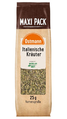 Ostmann Gewürze - Italienische Kräuter gerebelt | Middelhavet Kräutermischung zum Würzen von Tomatensauce, Gemüse- og Fleischgerichten | 25 g i Vorteilsbeutel