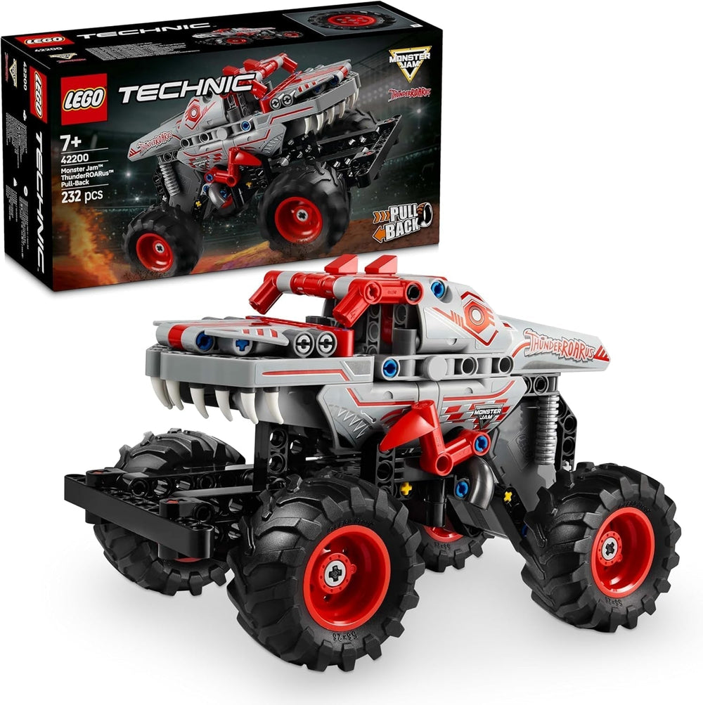 LEGO Technic Monster Jam Thunderroarus Optrækkeligt legetøj Monster Truck byggelegetøj til børn Gave til drenge og piger i alderen 7+ 42200 Byggesæt Besuche den LEGO-Store Standardtitel