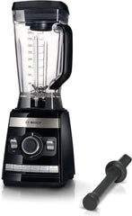 Bosch Standmixer Vitaboost MMBH6P6BDE, 6-Klingen-Edelstahlmesser, 2.5L Tritan-Mixbehälter, Stopfer, 6 Automatikprogram, Rezeptbuch, Bpa-Frei, Einfache Reinigung, 45.000 U/Min, 1600 W, Schwarz Bucatarie Schwarz Bucatarie Deutsches Recept Shop Single