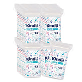 Kindii Pure Baby Pads - 100% bomuld - Store firkantede puder til følsom hud - Erstatter vådservietter - Bløde - Bløde kanter Baby Wet Wipes Naty Shop 60