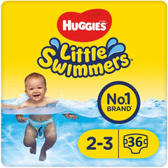 Huggies Little Swimmers Engangs svømmebleer Størrelse 2-3 - 36 Trusser Total