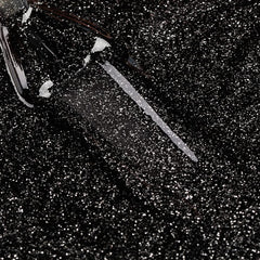 Bluesky Kids neglelak - Rockstar, sort glitter, let at fjerne, giftfri, vandbaseret, lugtfri - gratis neglelak til børn, 5 ml, pakke med 1