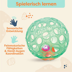 B. toys Jucărie pentru copii Jucărie pentru copii, jucărie pentru abilități motorii cu lumină - jucărie pentru copii pentru nou-născuți, fete și băieți de la 0 luni, fără PVC Jucarii Bebe Naty Shop