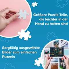 Trefl - Easypiece Puzzle : Timbre - 300 piese - Piese mari, Ușor de puzzle, Pentru adulți și copii de peste 10 ani Puzzle Naty Shop