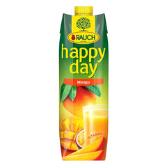 Rauch Happy Day Mango | Raffineret drink med passionsfrugt | En masse C-vitamin | 6 x 1 liter, Tetra Prisma Naty Shop
