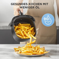 Midea Hot Air Fryer 2L, 1150W Airfryer, oliefri, Hot Air Fryer, Automatisk slukfunktion Hvidevarer Naty Shop
