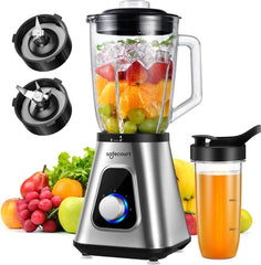Safecourt Kitchen - Blender - Sportblender - 1000 Watt - to Go Beker - Smoothie Maker Kitchen Naty Shop