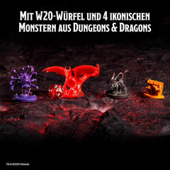 Ravensburger 24755 - Horrified Dungeons & Dragons - Ages 10+ Samarbejdsbrætspil til spilleaftener med venner eller familie for 1-5 Horrified og D&D-fans, tysk udgave