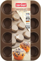Zenker, muffinform diameter Ø 7 cm, MOJAVE GOLD Forme og bageplader Naty Shop