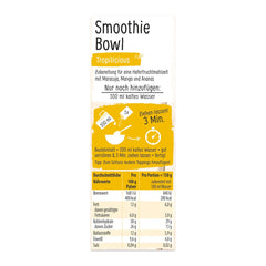 RUF Smoothie Bowl Tropilicious Mango Passionsfrugt Havre Morgenmad Snack Hurtig og nem Vegansk 1 pose x 50 g (pakke med 3)
