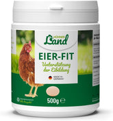 HÜHNER Land Eier-Fit für Legehennen 500g - Futterergänzung für Hühner, Legeleistung Zusatz für Hühner, Zusatz Eier, Eibildung, kräftiger Dotter, stabil Schale, Gesunde Eier, Vitamine