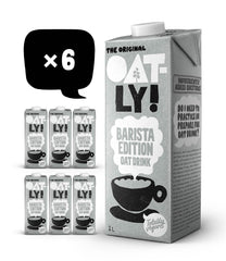 Oatly Barista Haferdrink Barista Edition, Long Life 1 liter (6er Pack)