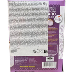 - Sticky ris med kokos og taro - (6 x 80 g)