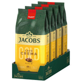 Jacobs Expert Roast Cafe Crema Gold, Cafea boabe întregi (4 x 1 kg)