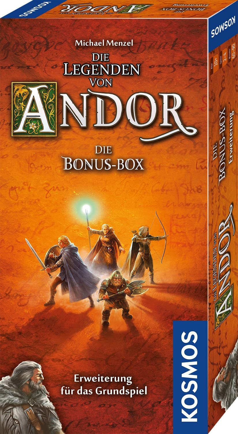 Kosmos 684358 Andor - Bonus Box, en varieret udvidelse til fantasy-klassikeren Legends of Andor, fra 10 år og opefter