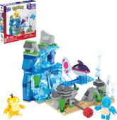 MEGA Pokémon Action Figure-Bauspilzeug, Wasserabenteuer mit 319 Teilen og beweglichem Schiggy, Enton og Finneon, für Kinder, HXF79
