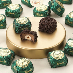 Venchi – Chocoviar Gianduia, praliner i 1 kg pose, Gianduia chokolade fremstillet udelukkende med "Piemonte skovhasselnødder", glutenfri, uden kunstige farver og uden konserveringsmidler