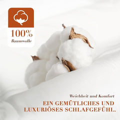 Dundyne 135X200 Alle årstider 100% bomuld 4 årstider Dyne 135X200 Med gåsedun og fjer Høj Fluffy 3D Baffelboks Medium Varme Dyner & dyner Naty Shop