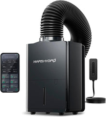 MARS HYDRO Affugter, 12L/dag, Automatisk afrimning, Timerfunktion, Rumaffugter til væksttelte, kældre og planter, 1,2L vandtank