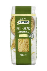 - Kritharaki Nudeln (Reisnudeln/Risoni/Orzo) | Griechische Nudelspezialität aus Hartweizengrieß | 500 g i pose