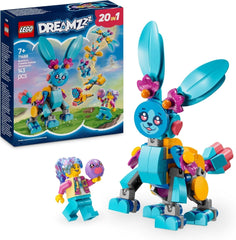 LEGO Dreamzzz Bunchus Creative Animal Adventures Børnelegetøjskanin 20-i-1 Fantasy-legesæt med minifigur Izzie-gave til piger og drenge 7 år 71488 Byggesæt Besuche den LEGO-Store Standardtitel