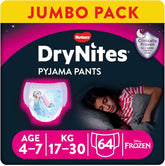 Huggies Drynites Superabsorberende nattbleer til piger Mor og barn Naty Shop 4-7 Jahre (64Er Pack) 64 Stück