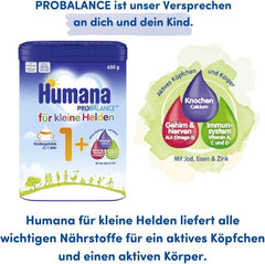 Humana , formula lapte praf, de la 1 an sau 2 ani, 650 grame Mama si Copilul Naty Shop