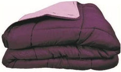 Couette CALGARY Chokolade/Corail 140 Dyner og dyner Naty Shop 200X200X1 Cm