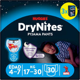Huggies Drynites Spiderman buksebleer, 4-7 år, 30 pr. pakke Mor og barn Naty Shop