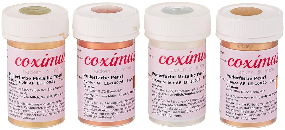 Vopsea pulbere bronz cupru argint auriu 4 x 3G