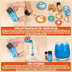 Essbarer Glitzer - 3 Torten Kuchen Deko Essbare, Metallic Lebensmittelfarbe Flüssiges, Edible Glitter Für Muffin, Cocktail, Marshmallows - 10Ml Naty Shop