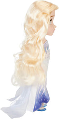 Disney Frozen 2 ELSA The Snow Queen Doll - 35 cm høj, bevægelig dukke i ikonisk modekjole og langt, svævende hår for ekstra leg, for piger fra 3 år og opefter, 214894 Naty Shop Dolls