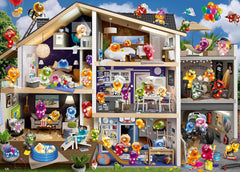 Ravensburger Puzzle 12000341 - Funny Gelinis - 2X Puzzle jigsaw de 1000 de piese pentru adulți și copii de peste 14 ani Puzzle Naty Shop