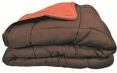 Couette CALGARY Chokolade/Corail 140 Dyner og dyner Naty Shop 140 X 200 Cm