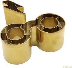 Forme de biscuiți și fondant Harry Potter, set de 2, Ochelarii și cicatricea lui Harry, mici, argintii