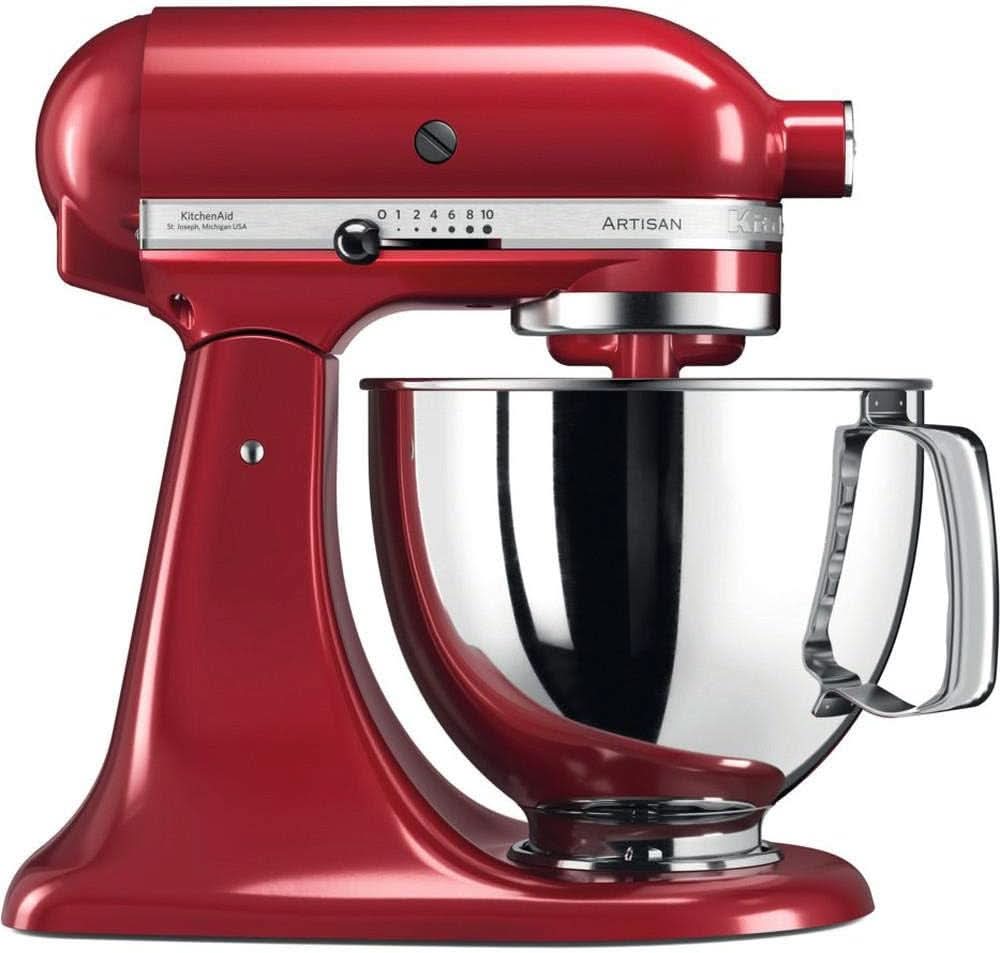 KitchenAid Artisan 5KSM125EER skålmixer, 300W, 4,8L Naty Shop Imperial Red