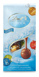 Mix de sfere din ciocolata Lindt LINDOR, 137 grame Bomboane de Ciocolata Naty Shop 137 grame Amestec de lapte integral