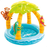 Intex Tropical Island oppustelig babypool, mål: 102 cm x 86 cm (58417NP)