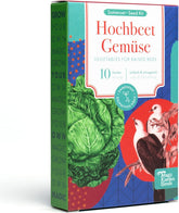 Hochbeet-Gemüse - 10 Samenfeste Gemüsesorten - Einfach & Ertragreich - Einsteiger-Saatgutset Als Kleines Geschenk Oder Für Den Eigenbedarf