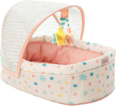 Stella Collection Weiches Babypuppenbett mit abnehmbarem Baldachin und Handy für 30,48 cm bis 38,1 cm Babypuppen, Klein