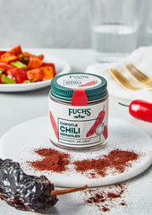 Fuchs Gewürze - Chipotle Chili gemahlen | Rauchiges Chilipulver | Chilipulver i premium kvalitet 50 g im wiederverschließbaren Gewürzglas