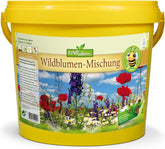 Wild Flower Mix NL Chrestensen | 5L spand til 500-1000 m² | Hårdføre flerårige blomsterfrø | Vildblomsteng til bier og sommerfugle | Til have, eng