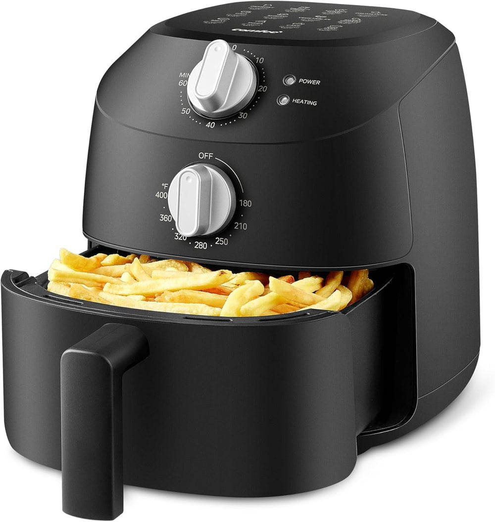 Midea Hot Air Fryer 2L, 1150W Airfryer, oliefri, Hot Air Fryer, Automatisk slukfunktion Hvidevarer Naty Shop 2L