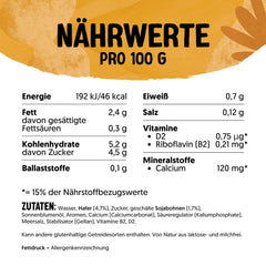 Alpro Barista Vanille – Zum Aufschäumen – Von Natur aus laktosefrei – Reich an Ballaststoffen, Calcium und Vitaminen – 8 x 750 ml – Haltbar