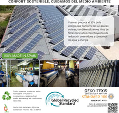 Let sengebetræk Sofia 21 Til dobbeltsenge med 180 og 200 cm, Sengebetræk Til senge med 180 og 200 cm, Grå senge og betræk Besuche den VIALMAN-Store