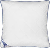 Pernă Irisette Body Contour 80X80 Cm cu husă detașabilă din microfibră moale, lavabilă până la 60°C, alb/albastru, certificată Oeko-Tex, produsă conform standardului de calitate german Perne standard Naty Shop 80 X 80 Cm 1