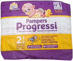 Pampers Progressi Maxi bleer + 500 ekstra puttepunkter, str. 4 (7 – 18 kg), 126 bleer (standardstørrelse)