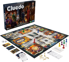 Hasbro Gaming Cluedo-brætspil til børn fra 8 år og opefter, Redesignet Cluedo-spil til 2 til 6 spillere, Detektiv- og puslespil, Mystery Game Perfekt til